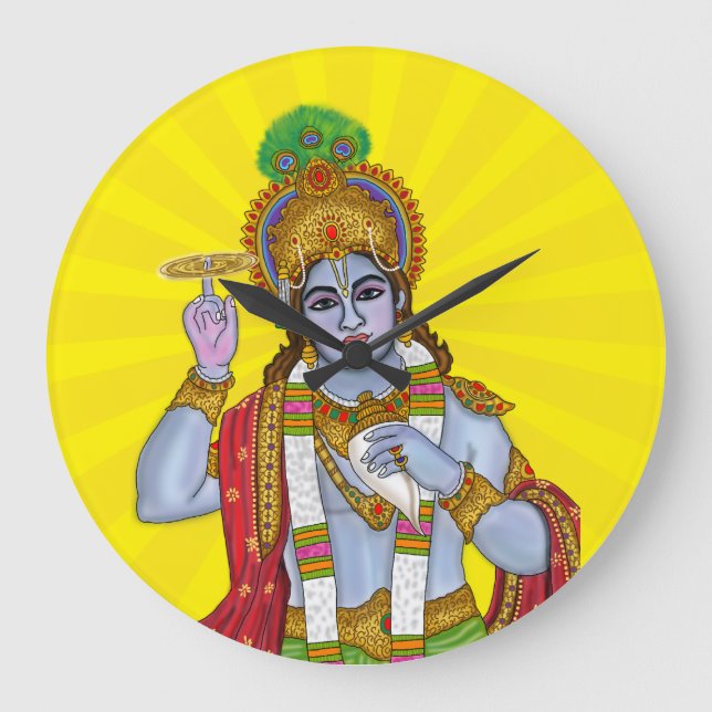 Horloge murale Lord Krishna (Recto)