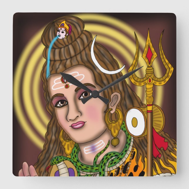 Horloge murale Lord Shiva (Recto)