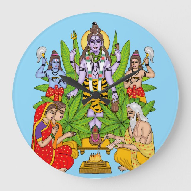 Horloge murale Lord Shiva (Recto)