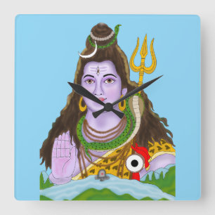 Horloge murale Lord Shiva