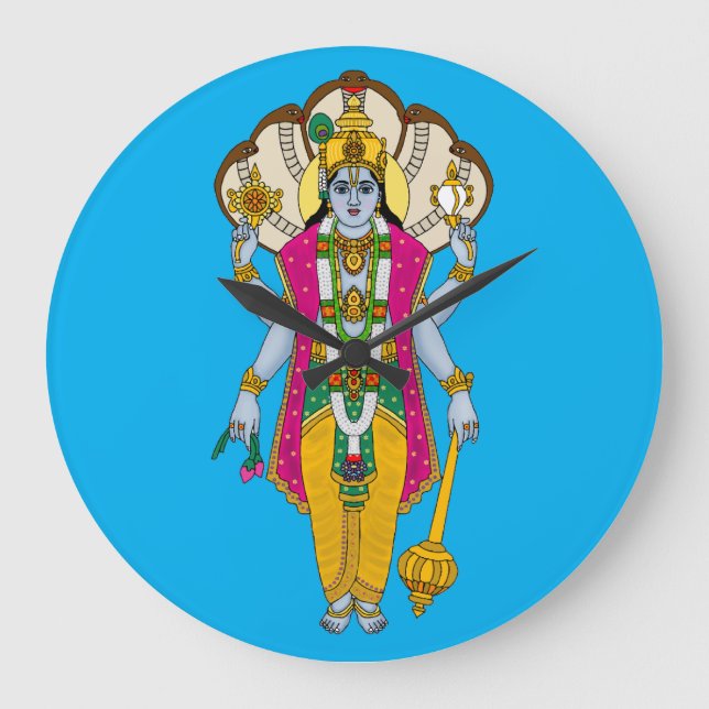 Horloge murale Lord Vishnu (Recto)