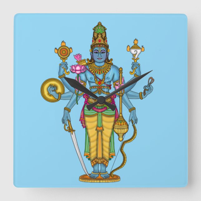 Horloge murale Lord Vishnu (Recto)