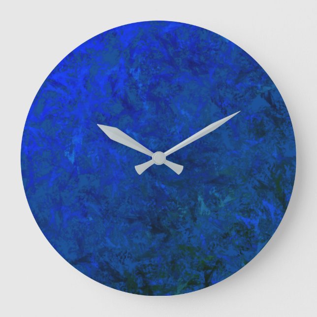 Horloge murale Lune bleue (Recto)