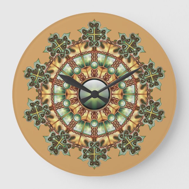 Horloge murale Mandala #1 (Recto)