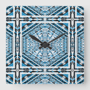 Horloge murale Mandala Tribal Nouveau