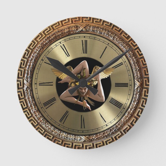Horloge murale Medusa sicilienne (Recto)