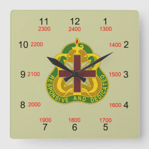 Horloge murale militaire MEDCOM DUI