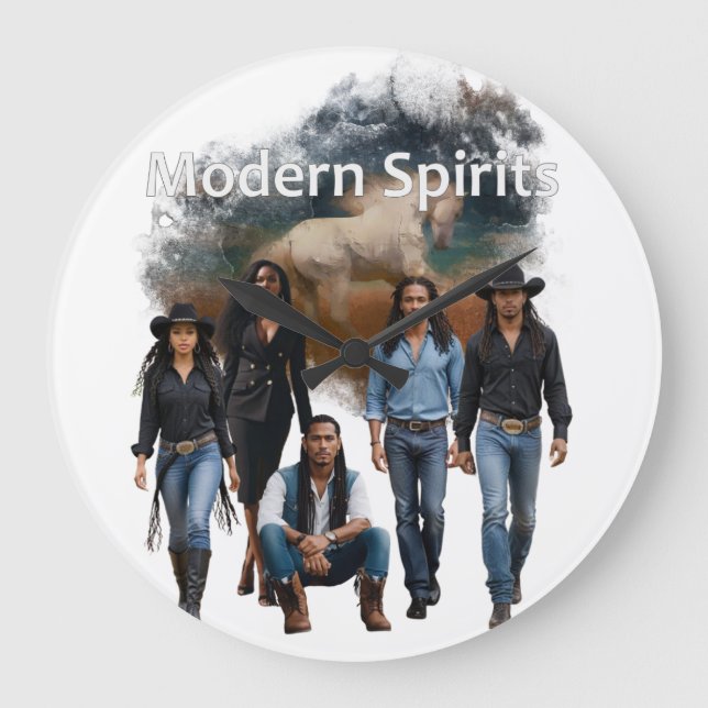 Horloge murale Modern Spirits Crew Cover Art (Recto)