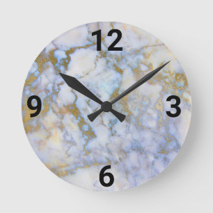 Horloge murale moderne en marbre PASTEL
