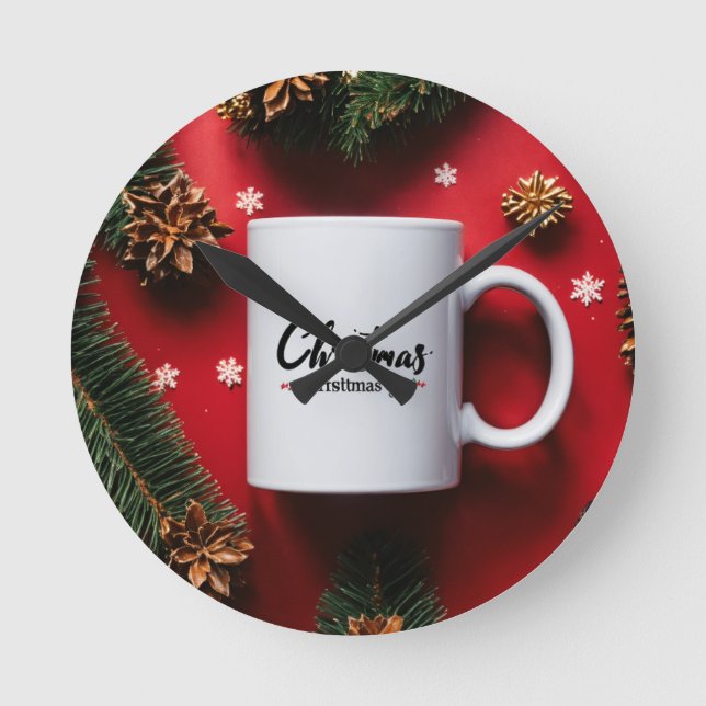 Horloge murale moderne et élégante - Mélange parfa (Recto)