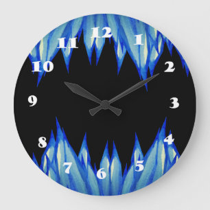 Horloge murale Mood hiver Icicules