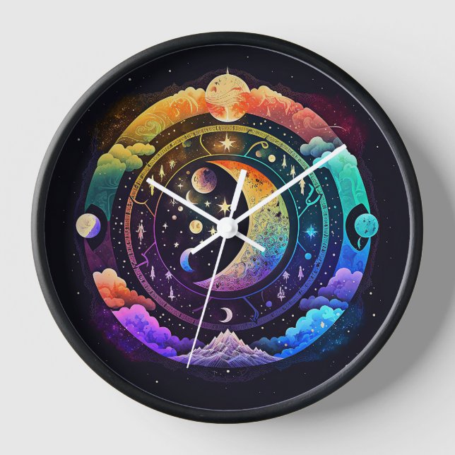 Horloge murale Moon Dreams (Recto)