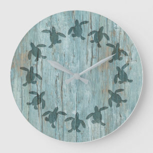 Horloge murale Motif de la tortue de mer