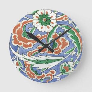 Horloge murale motif Iznik