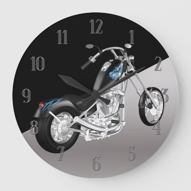 Horloge murale moto (Recto)