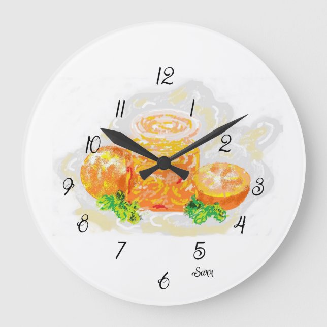 Horloge murale : Nature morte (Recto)