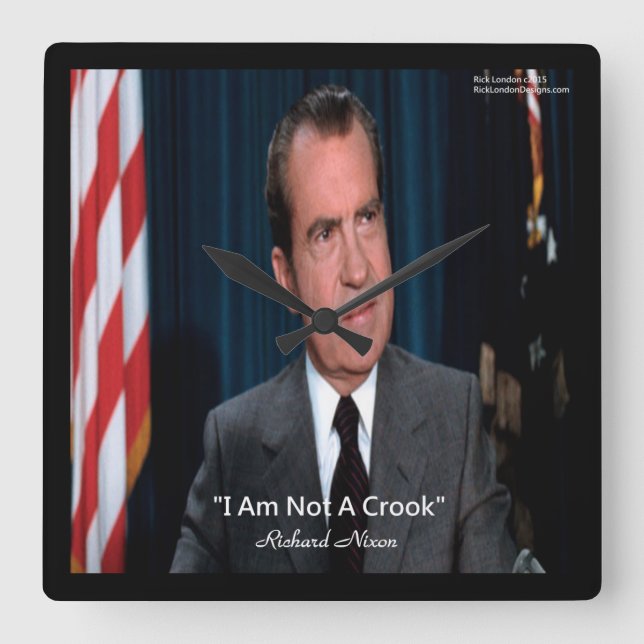 Horloge murale Nixon & Not A Crook Citation (Recto)