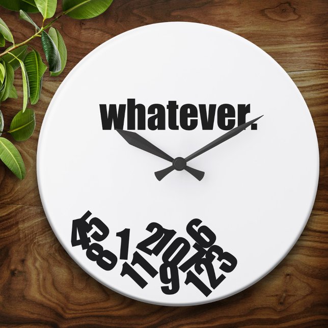 Horloge murale nombres désordonnés (Créateur téléchargé)