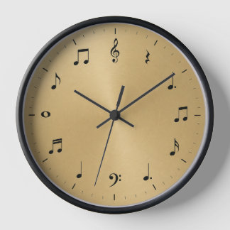 Horloge murale notes de musique - Pour les amateur