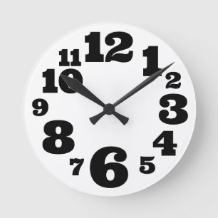 Horloge murale numérique funeste