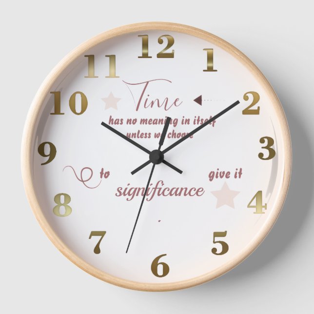 Horloge murale numérique Heure (Recto)