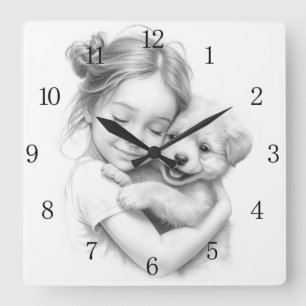 horloge murale nurserie art Créez Votre Propre Per