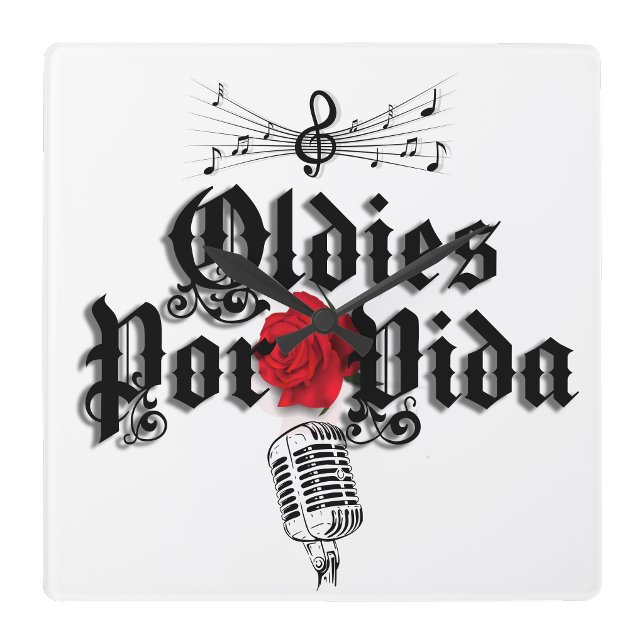 Horloge murale Oldies Por Vida (Oldies Por Vida Wall Clock)