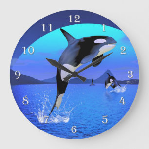 Horloge murale Orca
