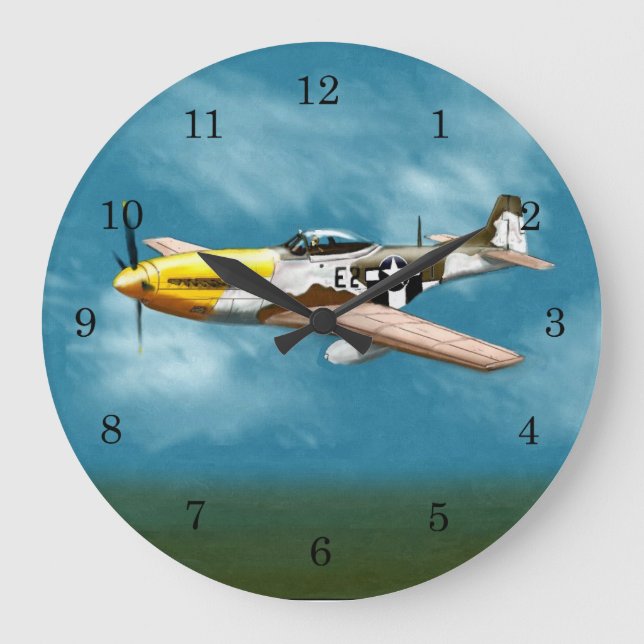 Horloge murale P51D Mustang (Recto)