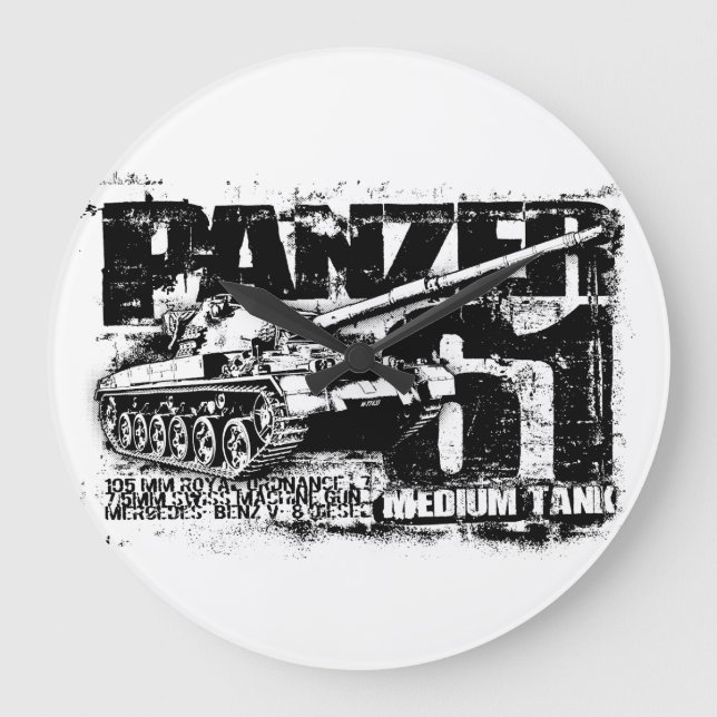 Horloge murale Panzer 61 (Recto)