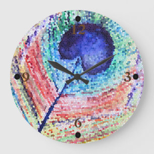Horloge murale Peacock
