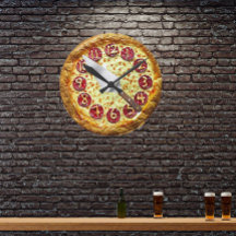 horloge murale pepperoni