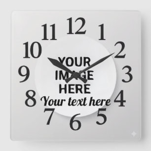Horloge murale personnalisée