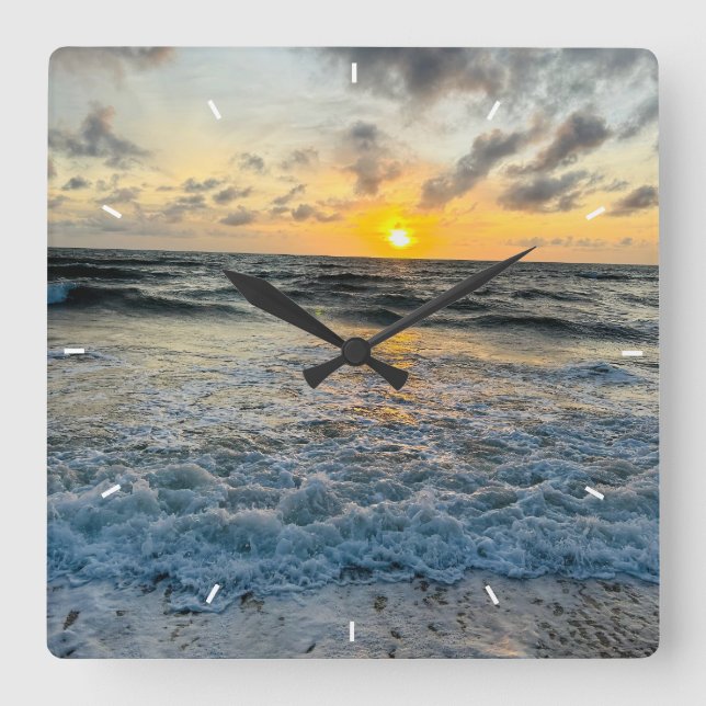 Horloge murale personnalisée (Ajouter votre propre (Recto)