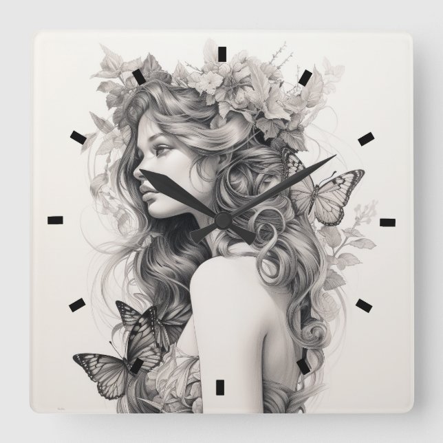 Horloge murale personnalisée Ajouter votre propre  (Recto)