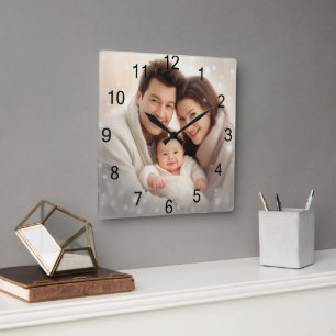 Horloge murale personnalisée (Ajouter votre propre