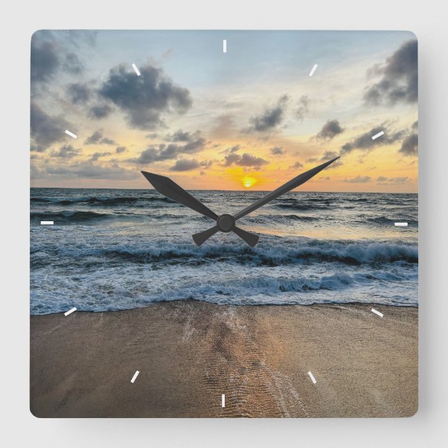 Horloge murale personnalisée (Ajouter votre propre (Recto)