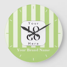 Horloge murale personnalisée avec logo d'entrepris