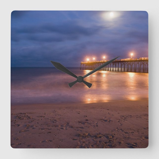 Horloge murale personnalisée carré Imprimée de man (Recto)