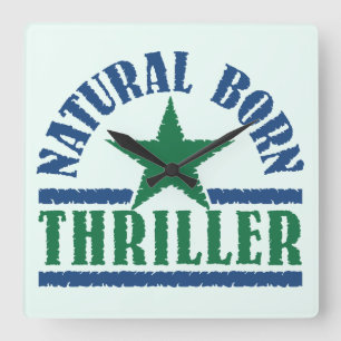 Horloge murale personnalisée de Natural Born Thril