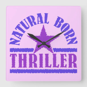 Horloge murale personnalisée de Natural Born Thril