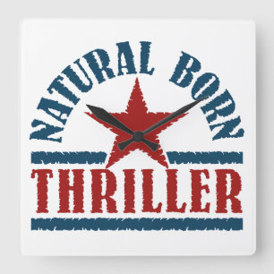 Horloge murale personnalisée de Natural Born Thril