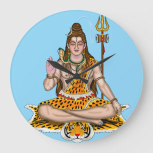 Horloge murale personnalisée du dieu hindou Lord S