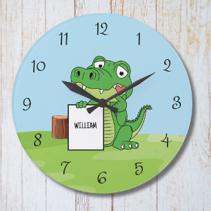 Horloge murale personnalisée pour enfants avec un
