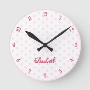Horloge murale personnalisée pour filles et enfant
