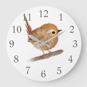 Horloge murale personnalisée pour les oiseaux