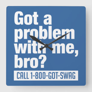 horloge murale personnalisée SWAG