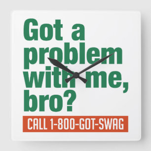 horloge murale personnalisée SWAG