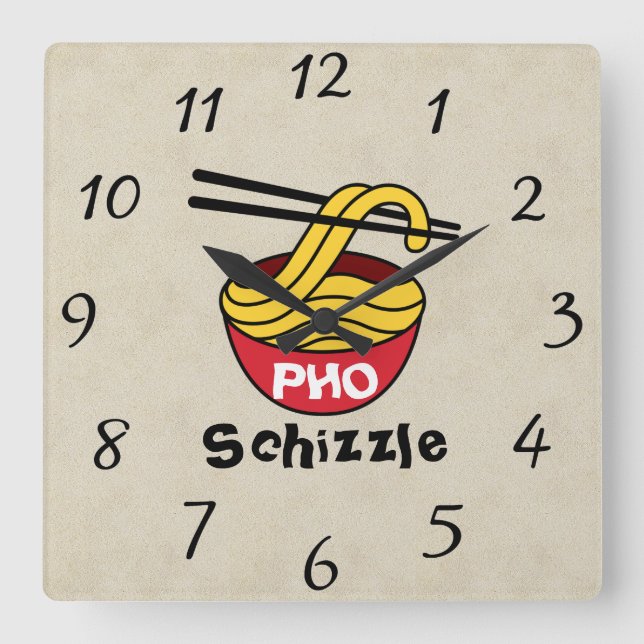 Horloge murale PHO Schizzle (Recto)