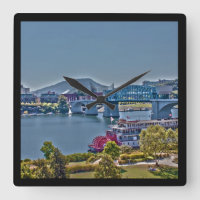 Horloge murale photo de Chattanooga, Tennessee